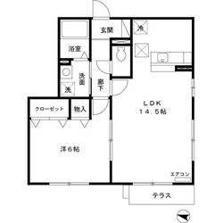 下総中山駅 徒歩22分 1階の物件間取画像